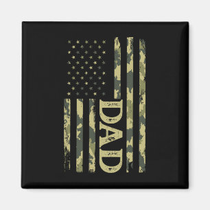 Aimant Papa patriotique Usa Fête des pères Drapeau améric