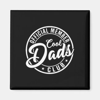 Aimant Papa Rétro Fête des Pères Hommes Membre Officiel C