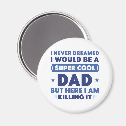 Aimant Papa super Cool (Recto/Verso)