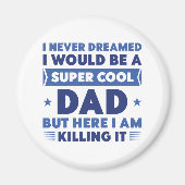 Aimant Papa super Cool (Devant)