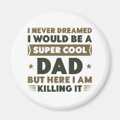 Aimant Papa super Cool (Devant)