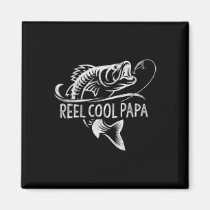 Aimant Papa Super Cool Pêche Cadeaux de Papa Fête des Pèr