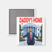Aimant Papa Trump à la maison (Recto/Verso)
