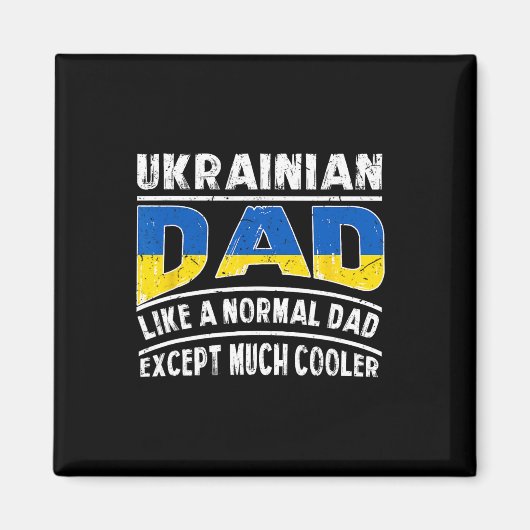 Aimant Papa ukrainien comme un normal sauf beaucoup plus (Devant)