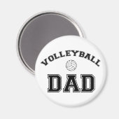 Aimant Papa volley-ball (Recto/Verso)