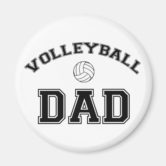 Aimant Papa volley-ball (Devant)