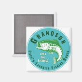 Aimant Papa's Favori Fishing Buddy (Recto/Verso)