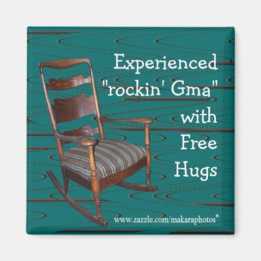 Aimant Papa's Ol Rocker Magnet-personnaliser à toute occa (Devant)