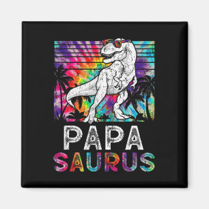 Aimant Papasaurus Dinosaure Papa Saurus Famille Étiquette