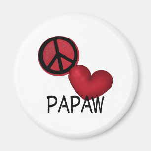 Aimant Papaye d'amour de paix