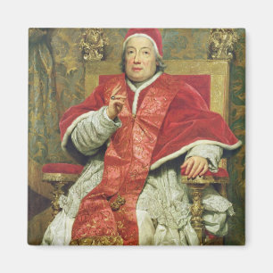 Aimant Pape Clement XIII (1693-1769) (huile sur la toile)