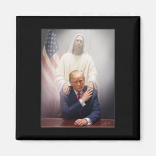 Aimant Pape Trump Drôle Trump Vatican Chrétien Rétro Chu
