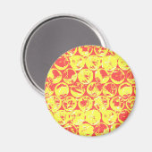 Aimant Papier à bulle d'art pop (Recto/Verso)