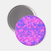 Aimant Papier à bulle d'art pop (Recto/Verso)