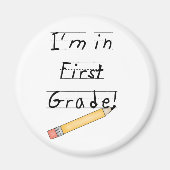 Aimant Papier et crayon de première qualité (Devant)