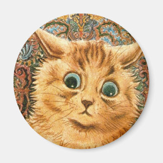 Aimant Papier peint adorable Chat de Louis Wain