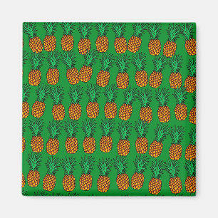Aimant Papier peint d'ananas