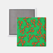 Aimant Papier peint de homard (Recto/Verso)