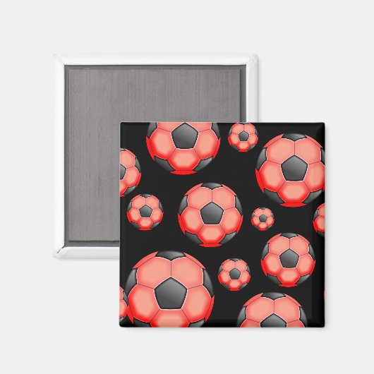 Aimant Papier peint de soccer (Recto/Verso)