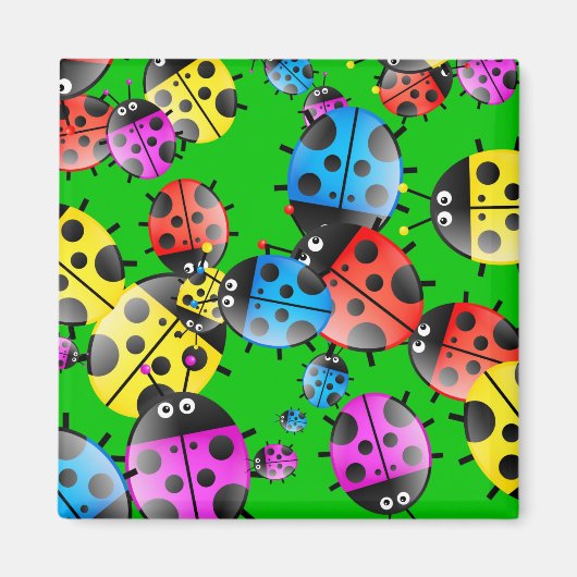 Aimant Papier peint Ladybug (Devant)