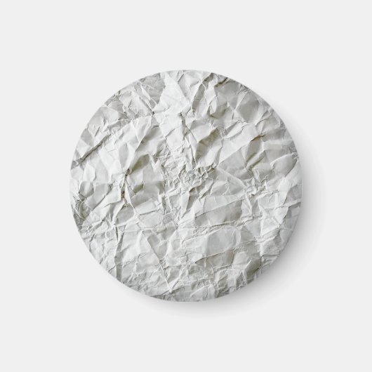 Aimant Papier ridé drôle (Devant)