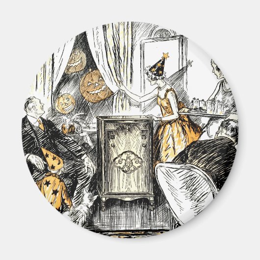 Aimant Papiers Vintages Halloween (Devant)