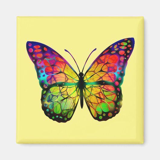 AIMANT PAPILLON ABSTRAIT (Devant)