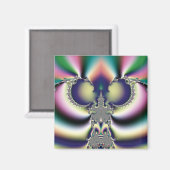 Aimant Papillon Arc-en-Ciel (Recto/Verso)