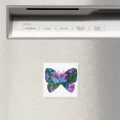 Aimant papillon aux fleurs mixtes (In Situ (Lave-vaisselle))