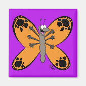 Aimant papillon bistre (Devant)