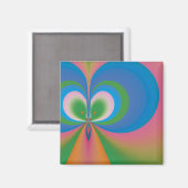 Aimant Papillon bleu (Recto/Verso)