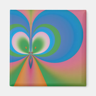 Aimant Papillon bleu