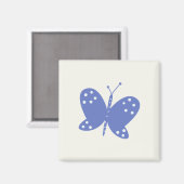 Aimant Papillon Bleu (Recto/Verso)