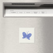 Aimant Papillon Bleu (In Situ (Lave-vaisselle))