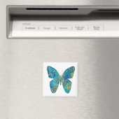 Aimant Papillon bleu et or (In Situ (Lave-vaisselle))