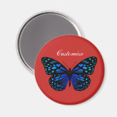 Aimant Papillon bleu Thunder_Cove (Recto/Verso)