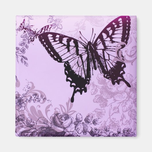 Aimant papillon chic (Devant)