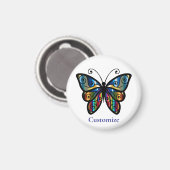 Aimant Papillon coloré Thunder_Cove (Recto/Verso)