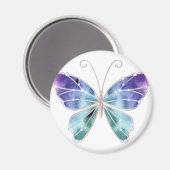 Aimant Papillon cool Shades Arc-en-ciel (Recto/Verso)