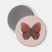 Aimant Papillon Coq Rouge (Recto/Verso)
