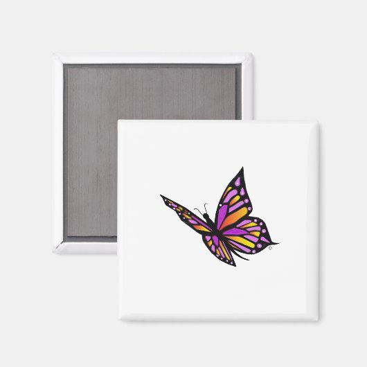 Aimant Papillon de ciel (Recto/Verso)