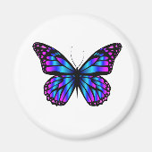 aimant papillon de couleur vive (Devant)