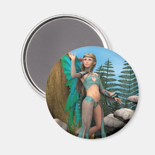 Aimant Papillon de fée (Recto/Verso)