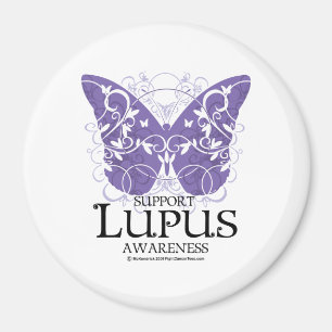 Aimant Papillon de lupus
