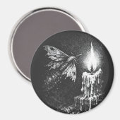 Aimant Papillon de nuit vers la flamme — par BurnsInHell (Recto/Verso)