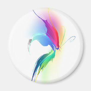 Aimant Papillon de peinture Abstrait