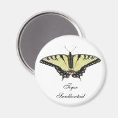 Aimant Papillon de queue de tigre (Recto/Verso)