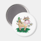 Aimant papillon de vache (Recto/Verso)