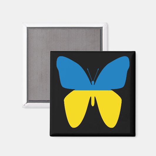 Aimant Papillon d'Ukraine (Recto/Verso)