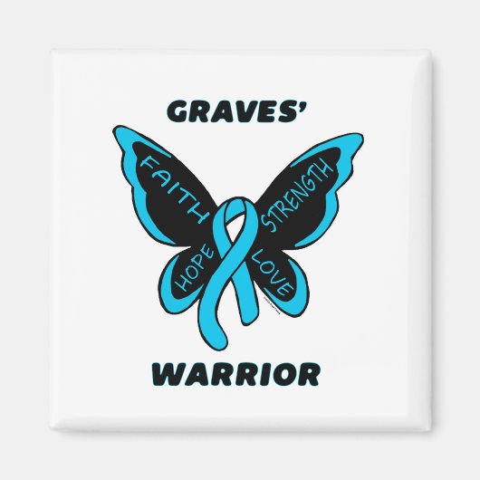 Aimant Papillon/Guerrier...Graves' (Devant)